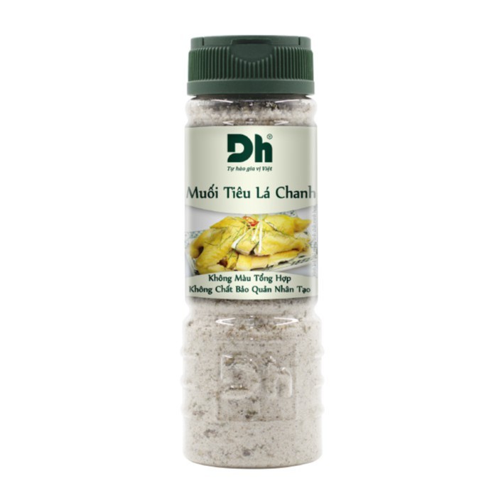 Muối tiêu lá chanh DH Foods 120gr - Muối chấm thịt gà, hải sản và các món luộc, hấp