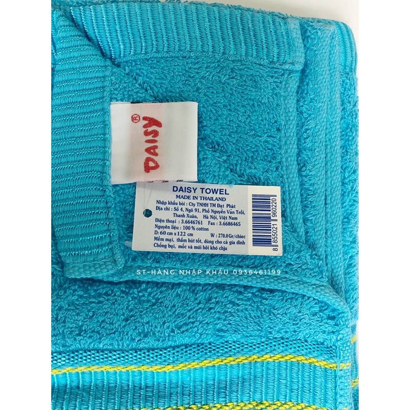 Khăn tắm sợi bông,100% cotton  60x122 Daisy Thái lan nhiều màu