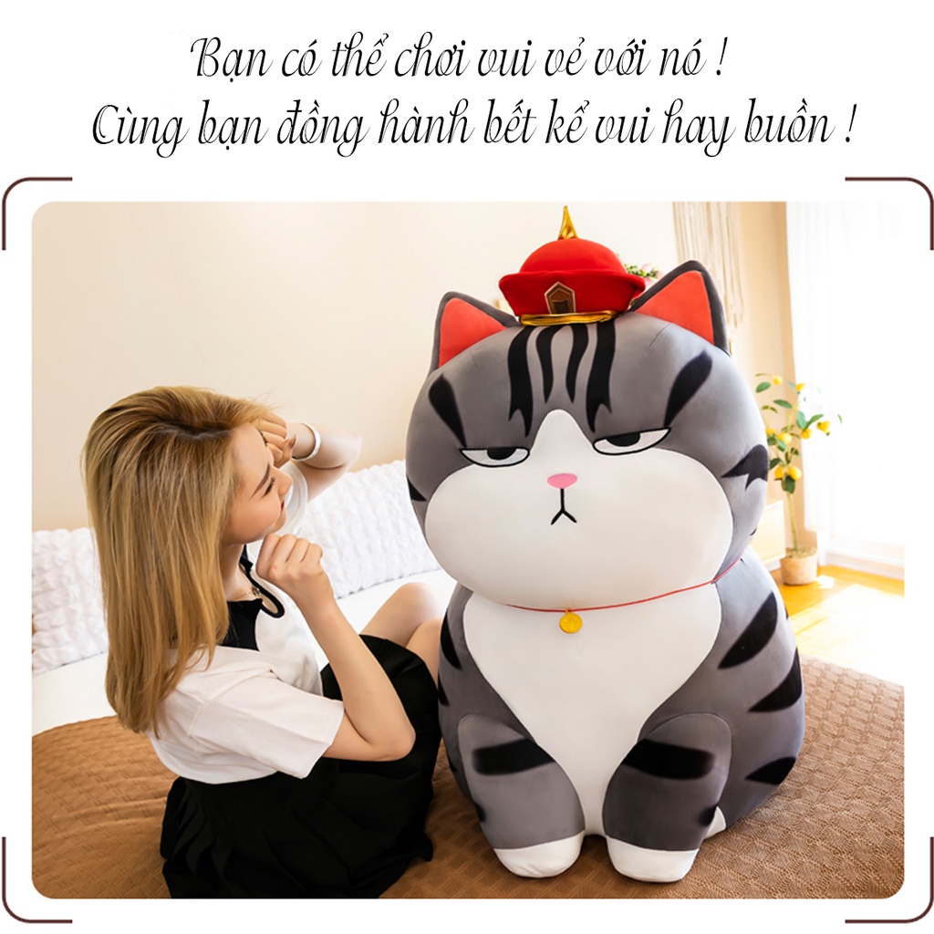 Mèo Bông Thần Tài  Đủ Size 35cm-90cm