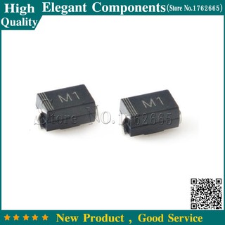 100PCS M1 1A/50V Rectifier Diode IN4001 SMA Rectifier DO-214AC 1N4001 SMD