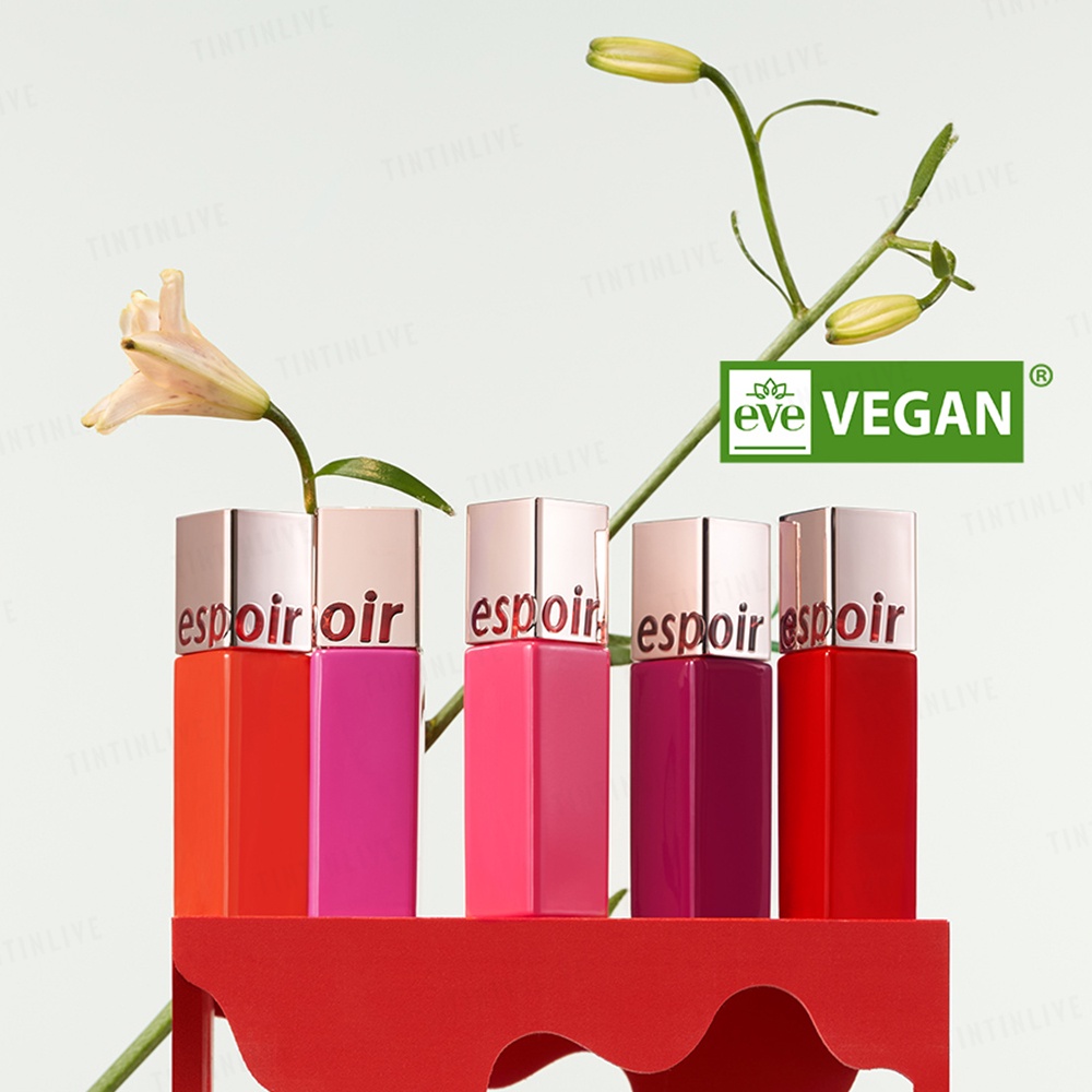 Son Espoir Couture Lip Tint Water Velvet thuần chay siêu lì