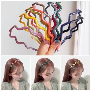 Bờm cài tóc lượn sóng nhiều màu dễ thương