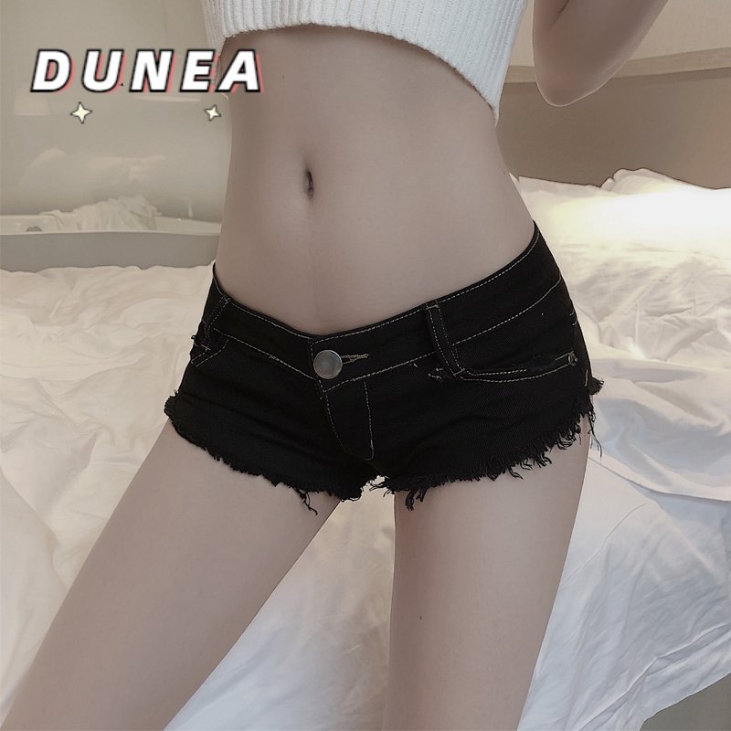 DUNEA COD Quần đùi jean quyến rũ kiểu hàn quốc quyến rũ cá tính