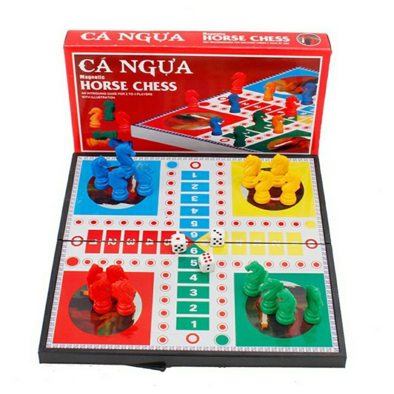 Bộ trò chơi cá ngựa nam châm trò chơi trí tuệ thông minh sáng tạo