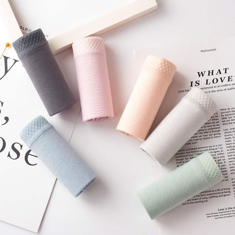 Quần lót cotton 365 cạp vừa, co giãn không bị hằn kháng khuẩn chống HPV QC02 | BigBuy360 - bigbuy360.vn