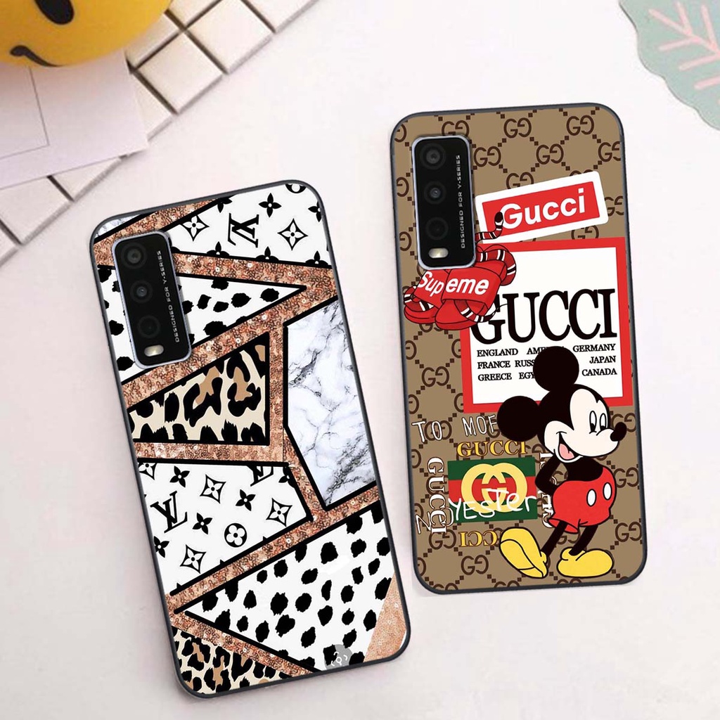 Ốp lưng Vivo Y12S / Y20 / Y20S hình thương hiệu, thời trang, cute, đáng yêu