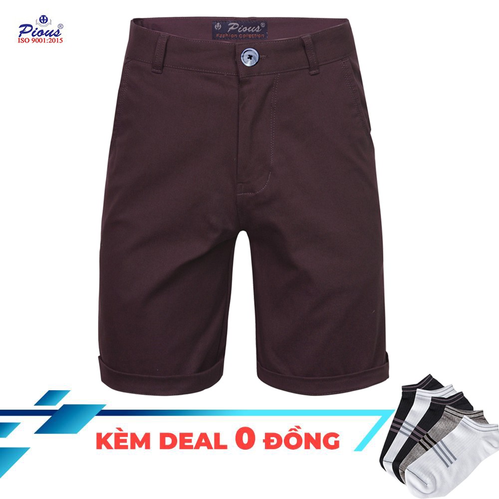 Quần short kaki nam cao cấp pious kkt008 (co giãn) | BigBuy360 - bigbuy360.vn