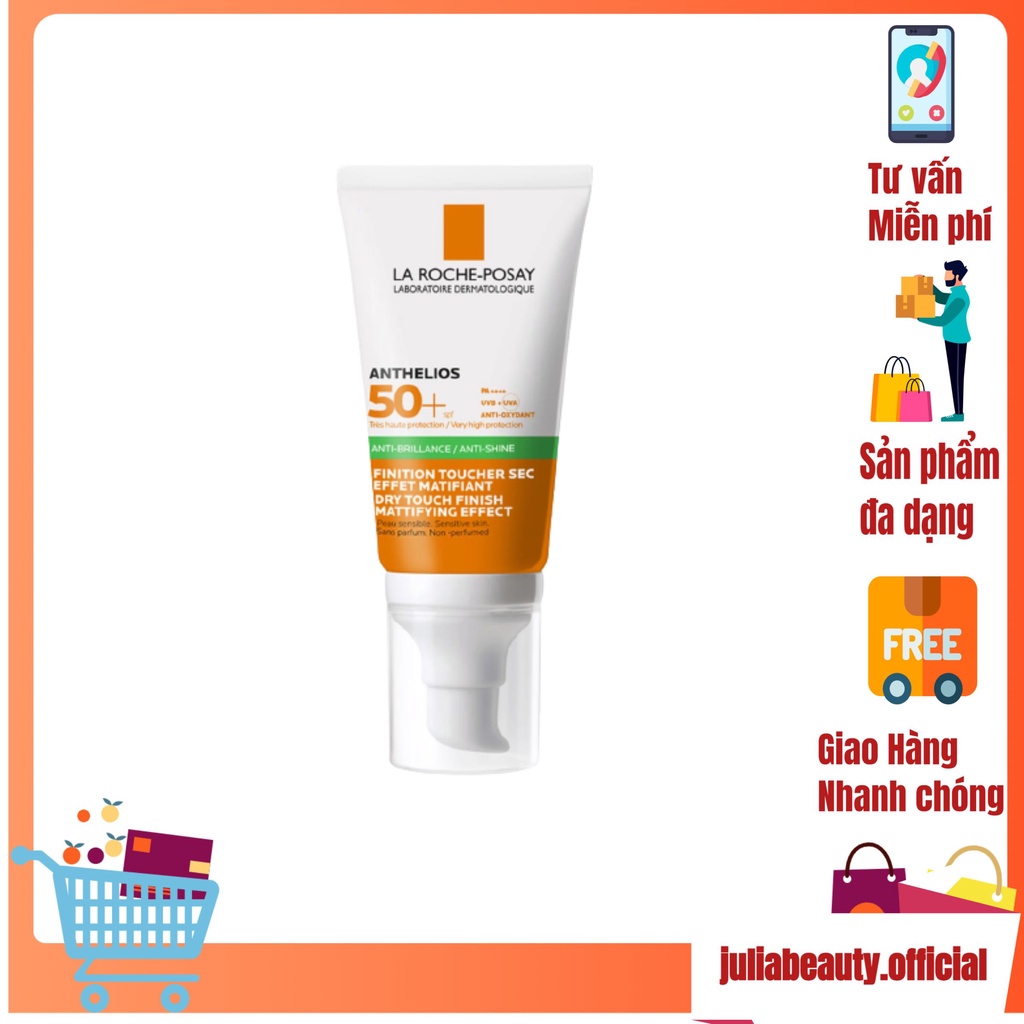 Kem Chống Nắng Không Màu Kiểm Soát Dầu La Roche-Posay Anthelios XL SPF 50+ UVB & UVA 50ml