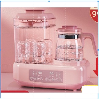 Máy tiệt trùng sấy đa chức năng Đun Nước Đổ Sữa Bột Ấm Sữa Nhiệt Độ Sữa Tự Động.