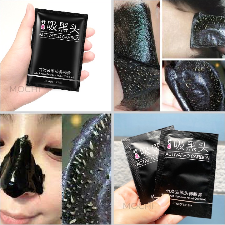 Gel Lột Mụn Đầu Đen l Mụn Cám Than Tre Hoạt Tính Mask Mặt Nạ Lột Mụn Activated Carbon Images Nội Địa Trung MOCHI SHOP