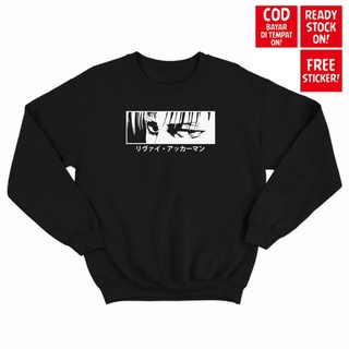 Áo sweater in hình levi ackerman/attack on titan độc đẹp