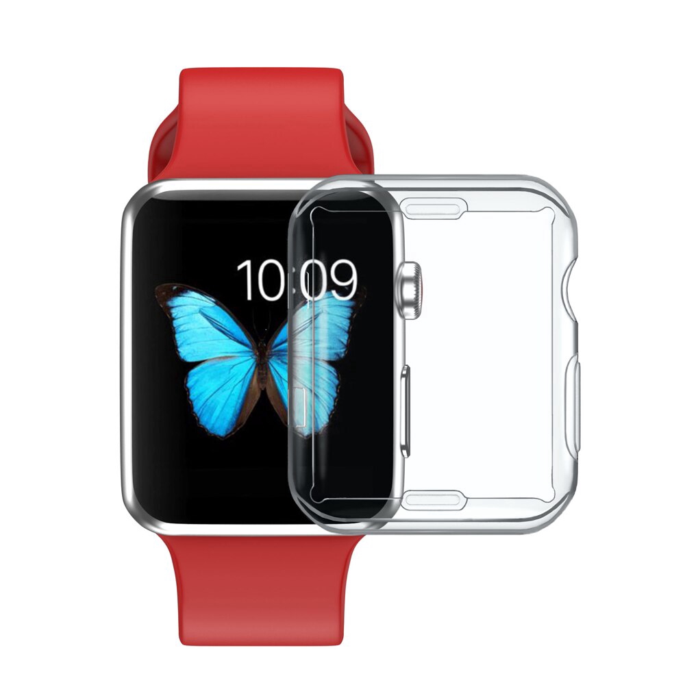 Ốp Bảo Vệ Màn Hình Đồng Hồ Thông Minh Bằng Tpu Siêu Mỏng 40 / 44mm Cho Apple Watch Series 4