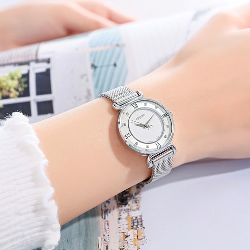 Đồng hồ nữ JULIUS JA-728 dây thép | Julius Official