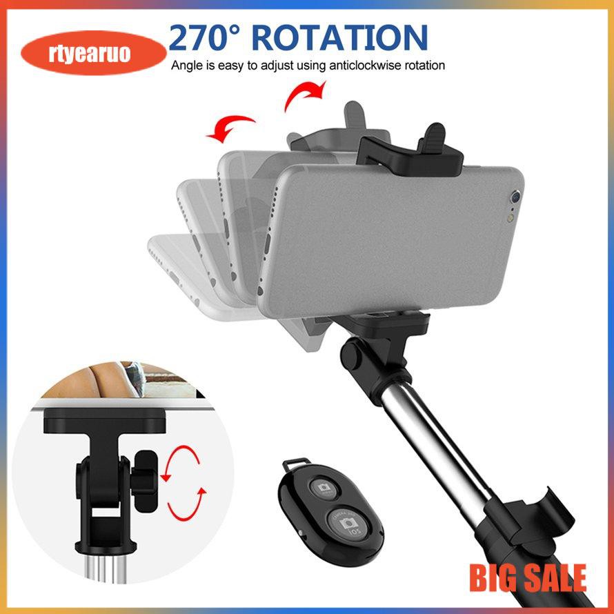 Gậy Chụp Hình Bluetooth Selfie Stick Kiêm Tripod Đa Năng 3 Trong 1 chính hãng