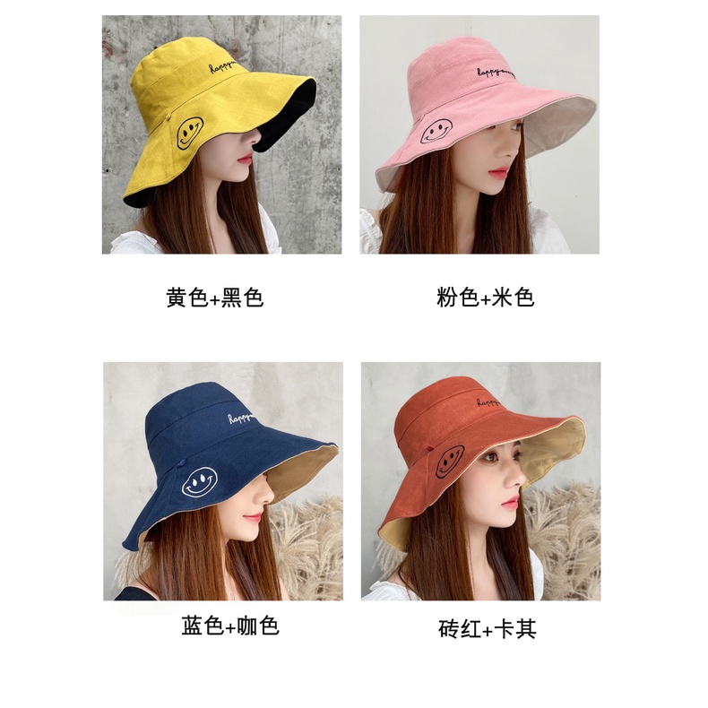 Mũ Bucket Chống Nắng Tia Cực Tím Phong Cách Mới Thời Trang Xuân Thu 2021 Cho Bạn Gái