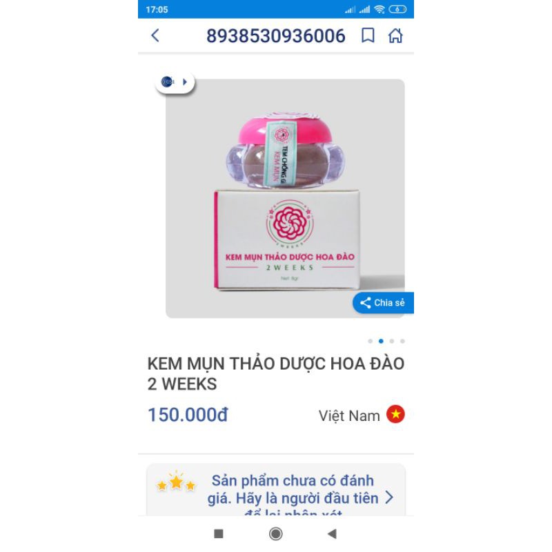 Lẻ 1 lọ kem Hoa Đào Xuân xanh group