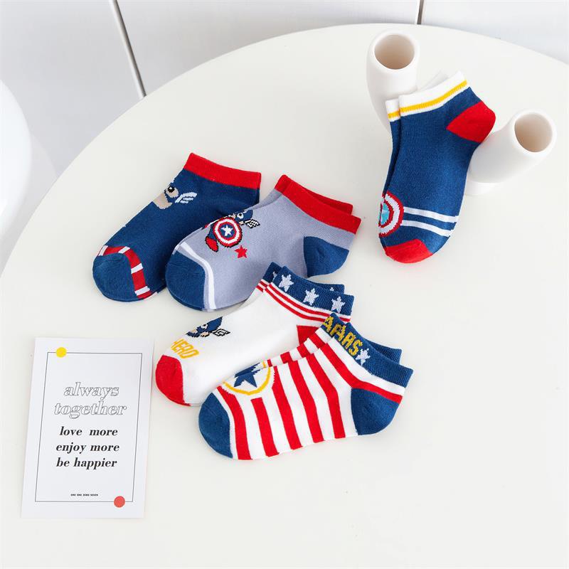 Set 10 Đôi Tất Cho Bé Họa Tiết  Siêu Anh Hùng Cực Ngầu ( Badmann )