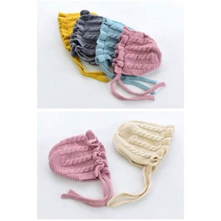 Mũ len bèo thời trang Hàn cho bé