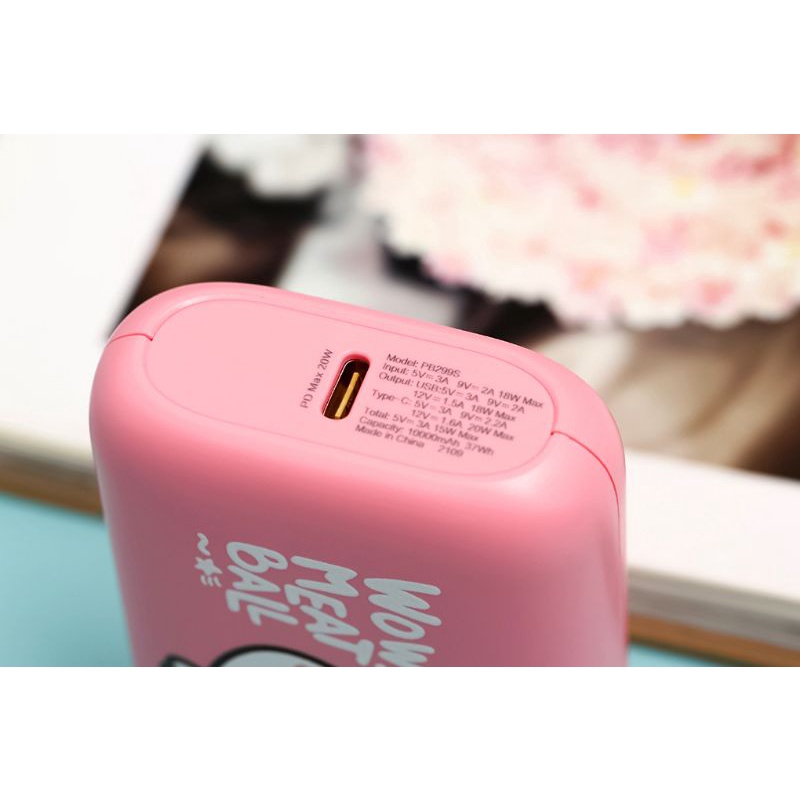 Pin sạc dự phòng 10000mAh Type C PD QC3.0 Hydrus PB299S