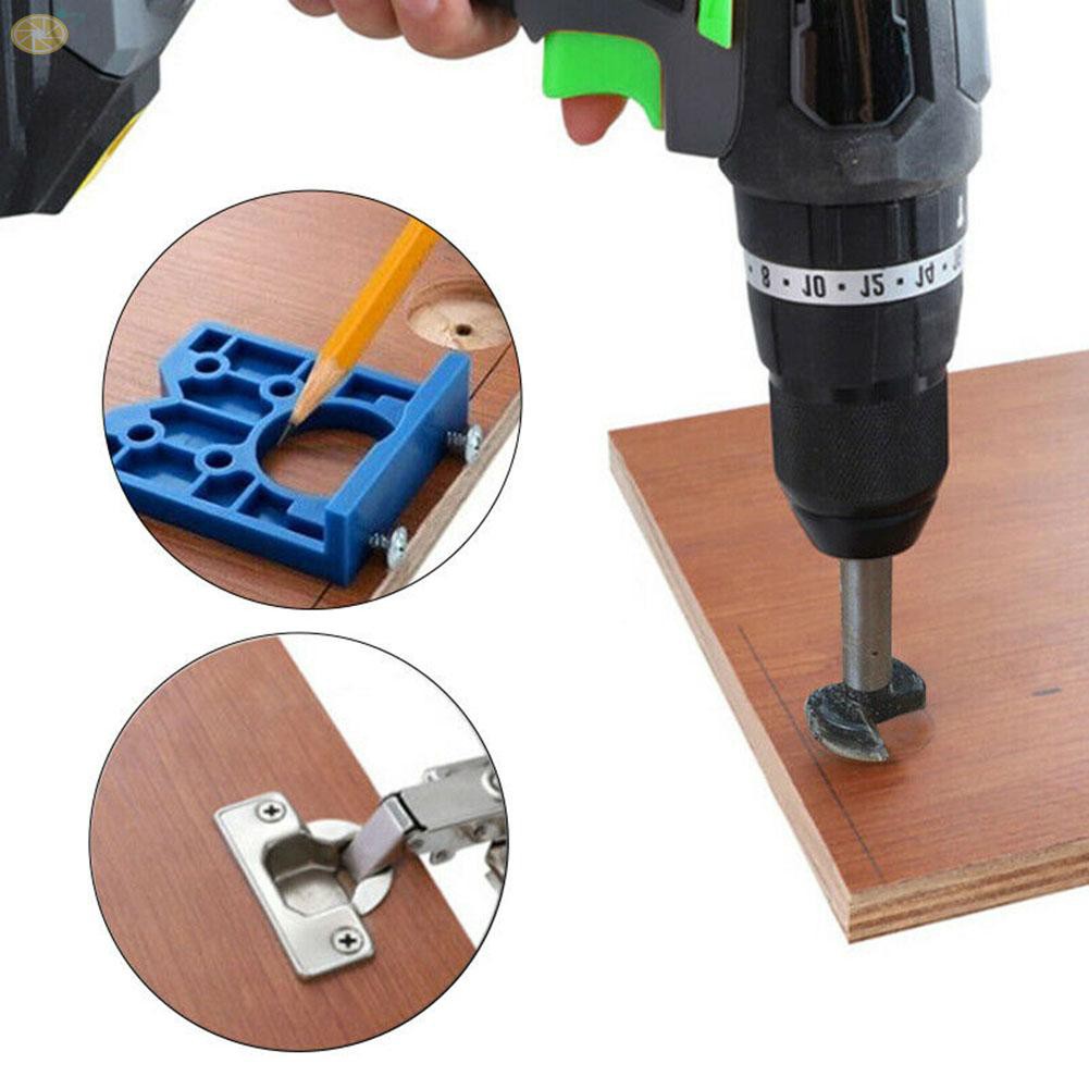 Bộ Bản Lề Cửa Tủ Kèm Mũi Khoan Cho Nhà Bếp 35mm