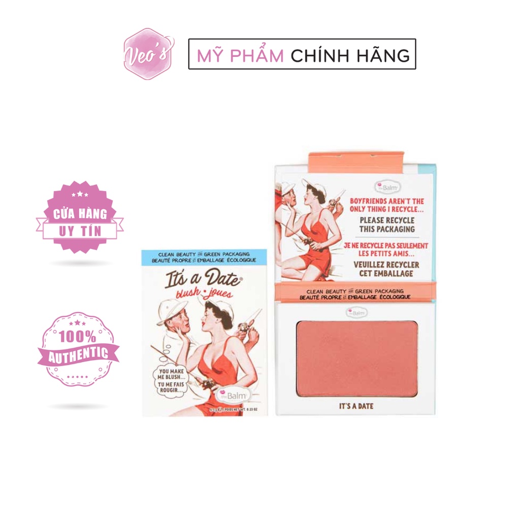 Phấn má The Balm Its A Date Powder Blush 6.5g