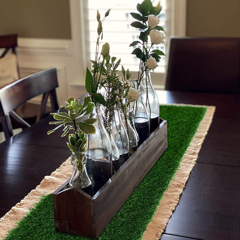 Khăn Trải Bàn Cỏ Nhân Tạo Màu Xanh Lá 12X72 Inch Dùng Trang Trí Tiệc Cưới / Sinh Nhật / Tiệc Sinh Nhật