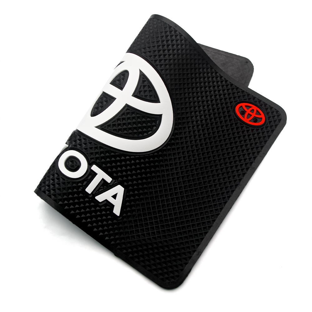 Thảm Cao Su Chống Trượt Có Giá Đỡ Điện Thoại Cho Toyota Vios Yaris Avanza Rush Camry Rav4