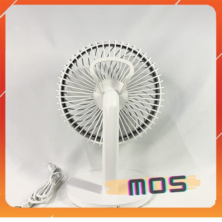 [Bh 1 đổi 1] Quạt sạc để bàn mini DP-7625 nhỏ gọn MOS Shop