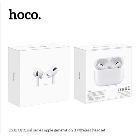[Mã ELMS4 giảm 7% đơn 500K] ✔CHÍNH HÃNG✔Tai Nghe Bluetooth Hoco ES36 Kiểu Dáng Airpods Pro Cao Cấp