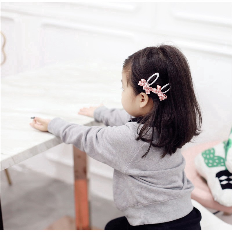 Kẹp Tóc Xinh Xắn Dễ Thương Phong Cách Hàn Quốc Cho Bé Gái