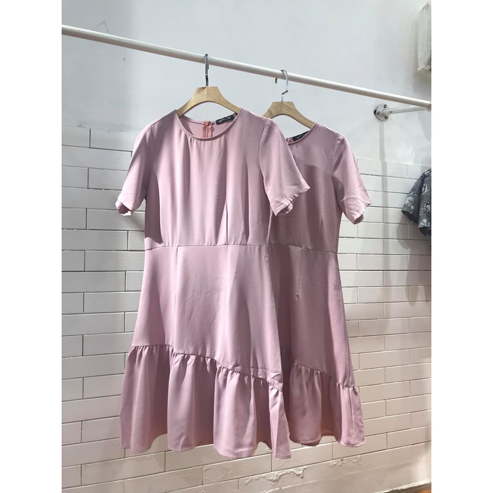 đầm babydoll hồng