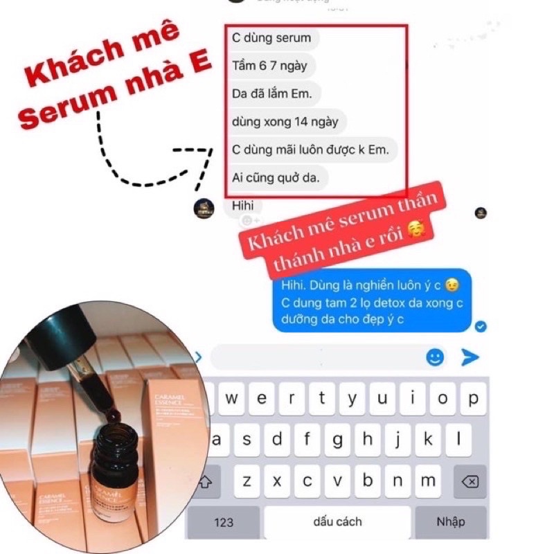 Serum Caramel Đường đen nhật bản ( phiên bản mới check cod ) | BigBuy360 - bigbuy360.vn