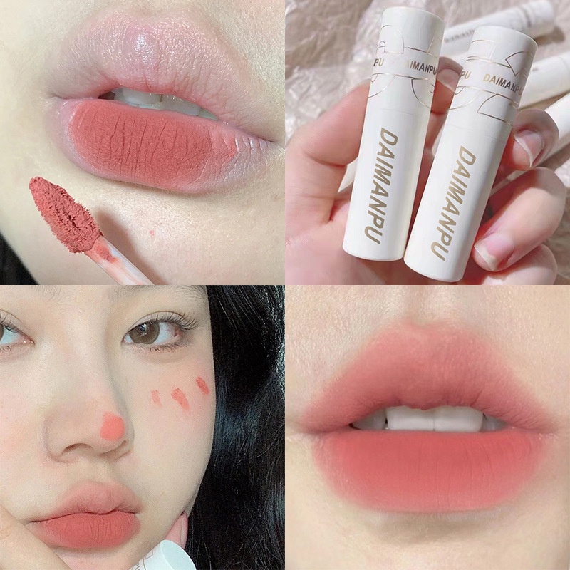 Son Môi DAIMANPU Chất Nhung Mịn Lâu Trôi Dưỡng Ẩm Bảo Vệ Môi Thời Trang Cho Học Sinh