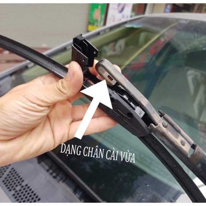 [GIÁ SỐC - HÀNG CHÍNH HÃNG] Bộ 2 thanh gạt nước mưa Nano dạng thanh cứng 3 khúc dành cho xe Toyota