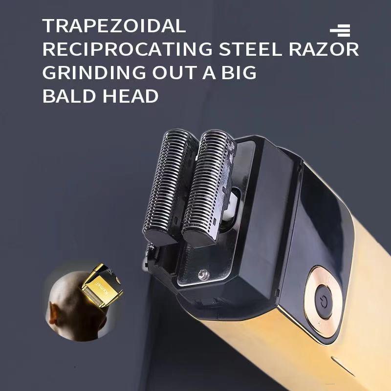 Tông Đơ Cắt Tóc Kemei KM-2028 Có Đèn LED Cho Nam