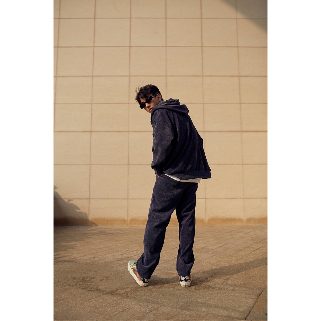 Bộ Set ZOMBIE® Corduroy Tracksuit - Darkblue