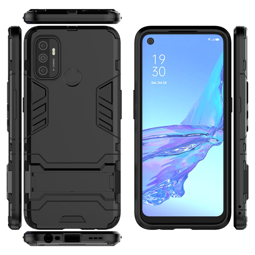 Ốp điện thoại chống sốc có giá đỡ 3D cho Oppo A53 2020