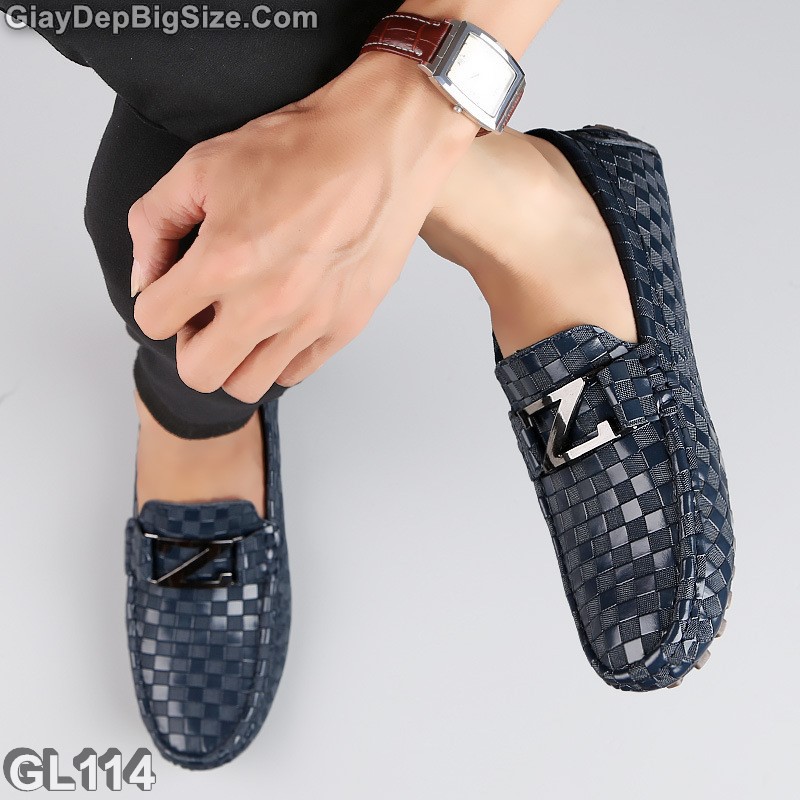 Giày mọi xỏ, giày lười big size cỡ lớn EU:46-47 cho nam chân mập bè u cao | BigBuy360 - bigbuy360.vn