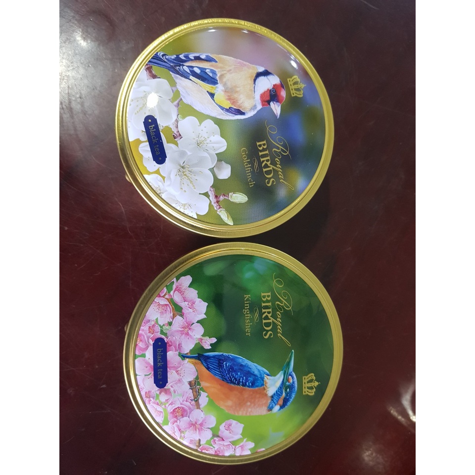 [Hàng Ngoại Có Tem Chống Giả]  đen richard royal birds hộp thiếc 40Gr - Hảo hạng &amp; Sang trọng