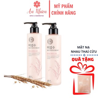 Sữa Tẩy Trang Gạo Làm Sáng Da Rice Water Bright Cleansing Lition The Face Shop - 200ml