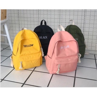 Balo Sắc Màu Pink Yellow