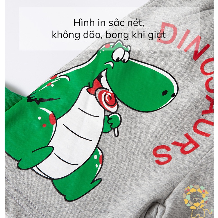 Quần short bé trai BETOP quần thun cho bé hoạ tiết 3D chất cotton mặc mùa hè 2023