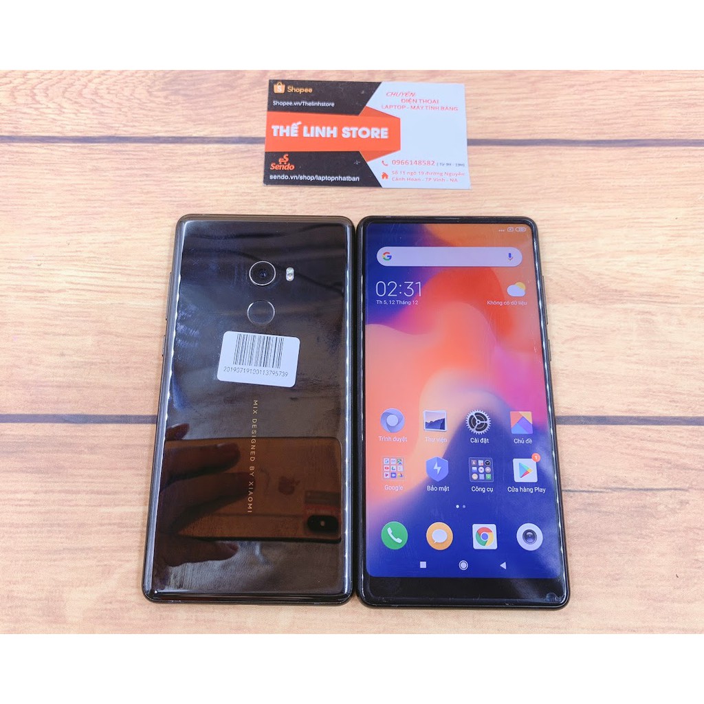 Điện thoại Xiaomi Mi Mix 2 màn tràn viền - Snap 835 Ram 6G 128G