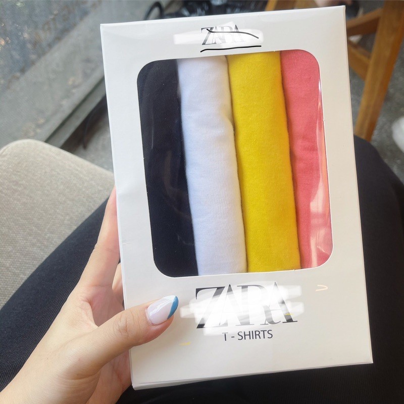 BÁN SỈ SÉT 4 ÁO PHÔNG CỘC TAY CỔ TRÒN Z.R CHO NỮ | BigBuy360 - bigbuy360.vn