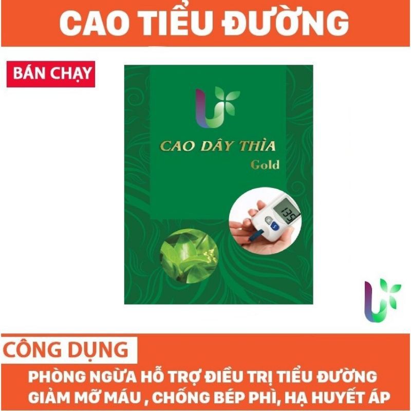 Cao dây thìa canh🌿[FREESHIP]🍀đặc trị tiểu đường🌿mỡ máu