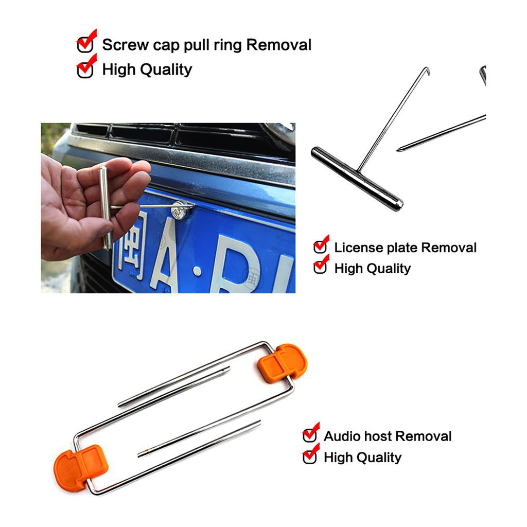 Bộ 12 dụng cụ tháo gỡ bảng điều khiển âm thanh xe hơi chuyên nghiệp