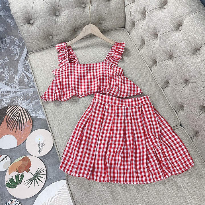 Set đồ nữ cá tính, set váy bộ đi chơi sang chảnh mùa hè đẹp 8A00044 | BigBuy360 - bigbuy360.vn