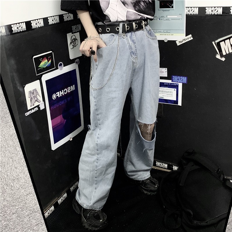 Thắt Lưng 22534 Phối Dây Xích Độc Đáo Dễ Phối Đồ