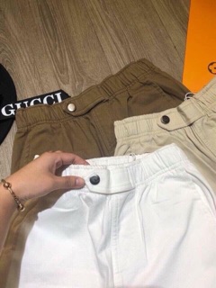 Quần baggy chất liệu kaki dày dặn