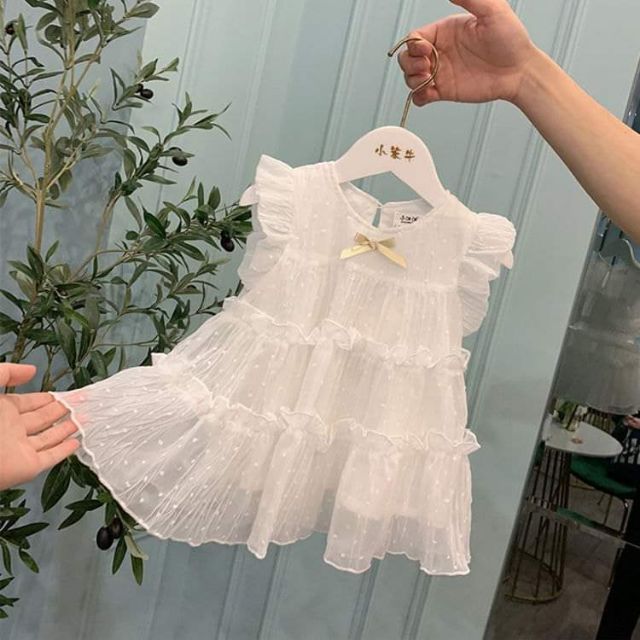 Váy trắng,hồng công chúa size 15-20kg